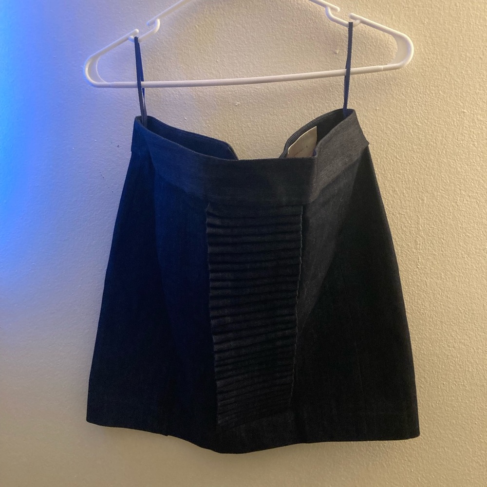 Denim skirt dark blue size 10